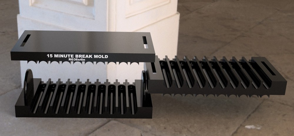 Cigar Mold - RG38x4in STACKABLE DESIGN