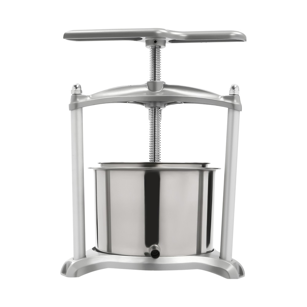 Fruit Wine Press Manual Press Machine for Wine Making 6L Stainless Steel