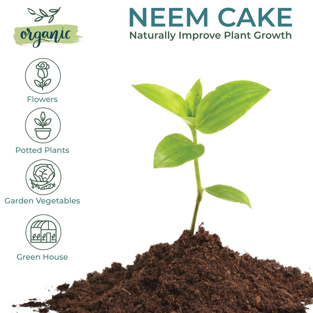 Neem Cake for Organic Gardening (5 lb)