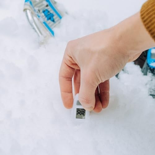 Compact Zipperpull Digital Thermometer for Skiing, Snowboarding & Outdoor Activi