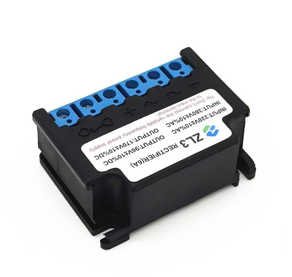 ZL3 6A rectifier input AC220/380V output DC96/170V Brake rectifier