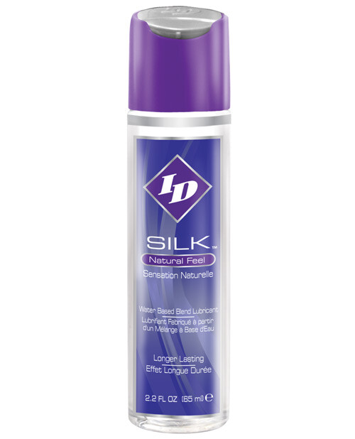 Id Silk Natural Feel Lubricant 2.2 Oz Flip Cap Bottle