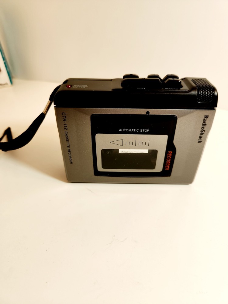 Vintage Radio Shack CTR-112 Cassette Recorder (R)