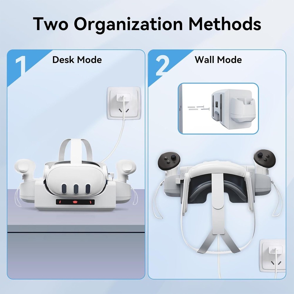 Charging Stand For Meta Quest 3 VR Handle Controller Accessories Storage Dock