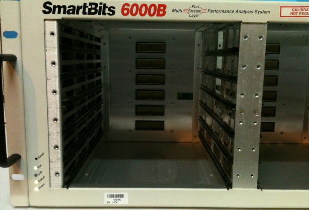 NETCOM SPIRENT SMARTBITS SMB-6000B w/SMB-0001A Controller Card tested