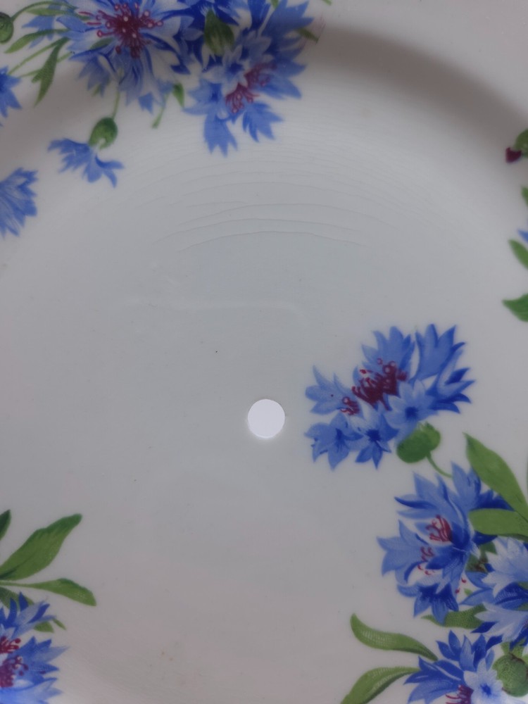 Vintage Hammersley Cornflower Cake Stand Plate (No handle)