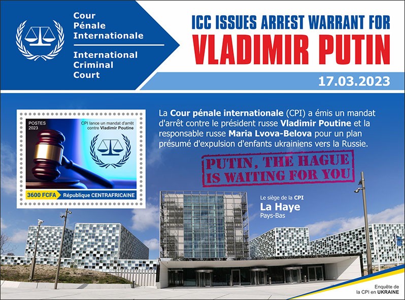 Arrest warrant for Putin