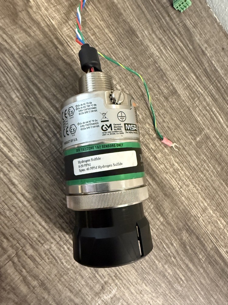 MSA X5000 Hydrogen Sulfide (H₂S) Sensor – OPEN BOX NEW (No Original Packaging)
