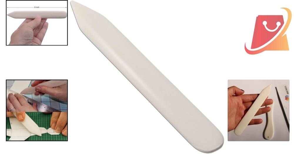 Bone Folder for Bookbinding & Leather Crafting - 6-Inch Precision Tool