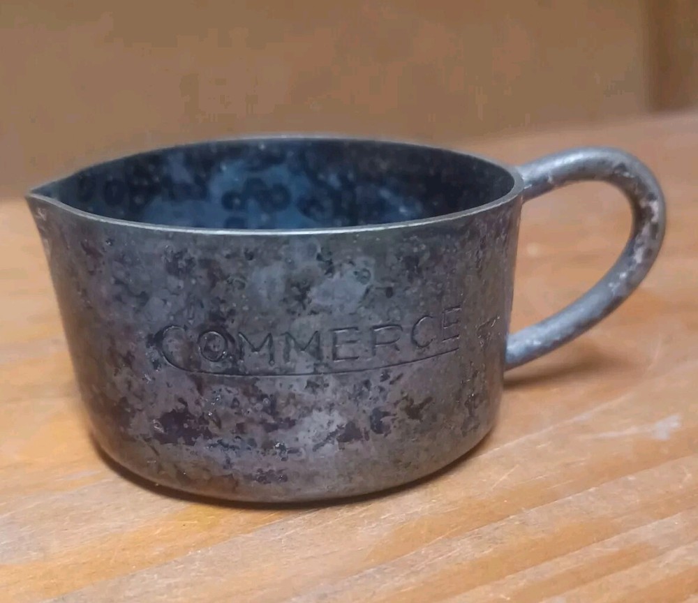 Dept.? Commerce Silver Soldered Measure? Creamer? Unknown Purpose