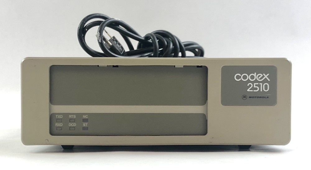 Vintage Motorola Codex 2510 Data Modem Retro Computing Networking Collectible