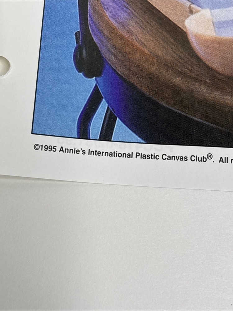 Banana Split Pillow Annie's Attic Plastic Canvas Pattern Page