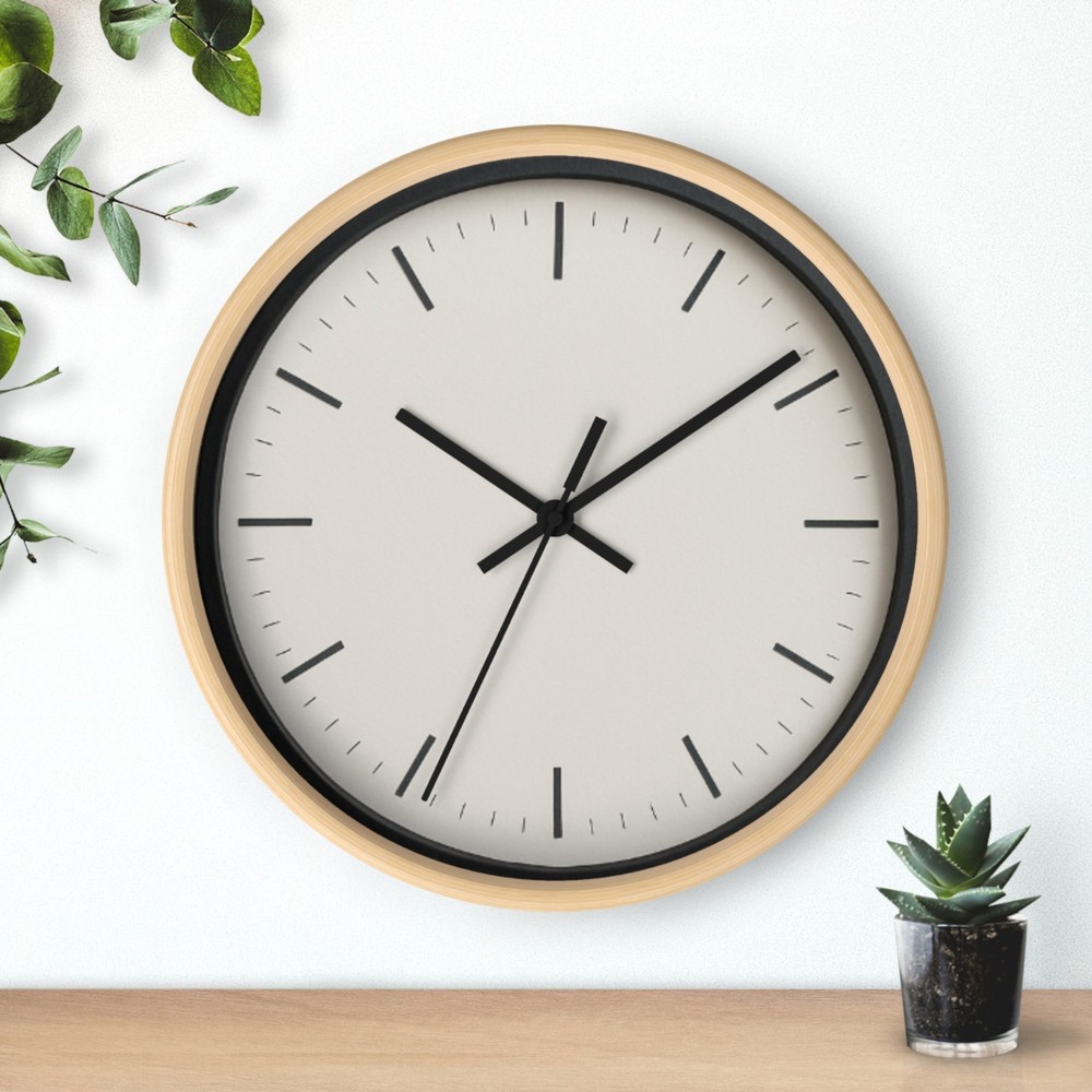 Minimalist Wall Clock, Modern Home Decor, Office Clock, Timeless Design, [...]