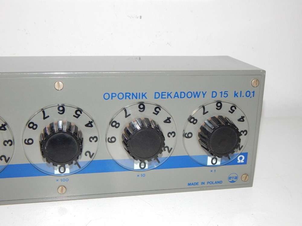 Crank Resistor D15 Resistor Box Box Precision Variable 0-99999 Ohm 0.1