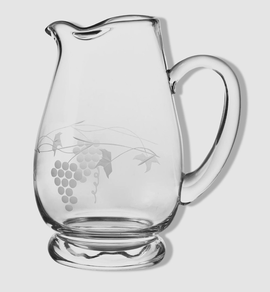 Qualia Clear Glass Orchard Pitcher