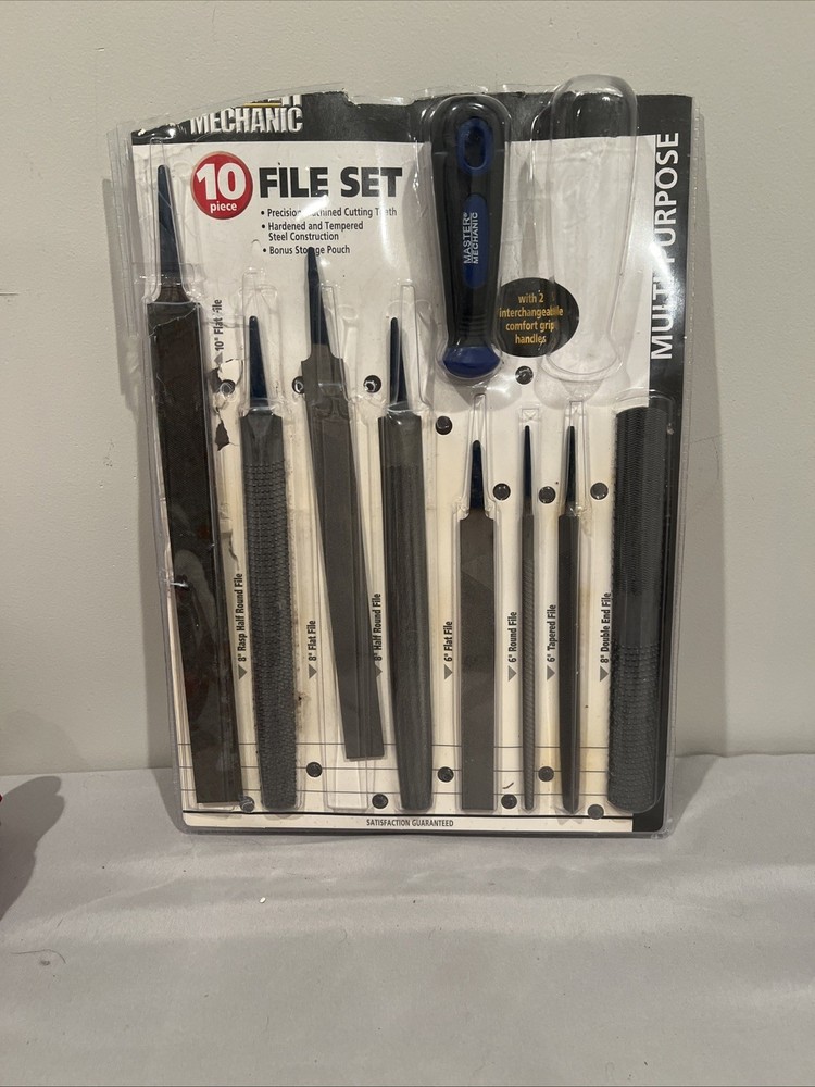 Master Mechanic 9-Pc. File Set with Pouch - 527721