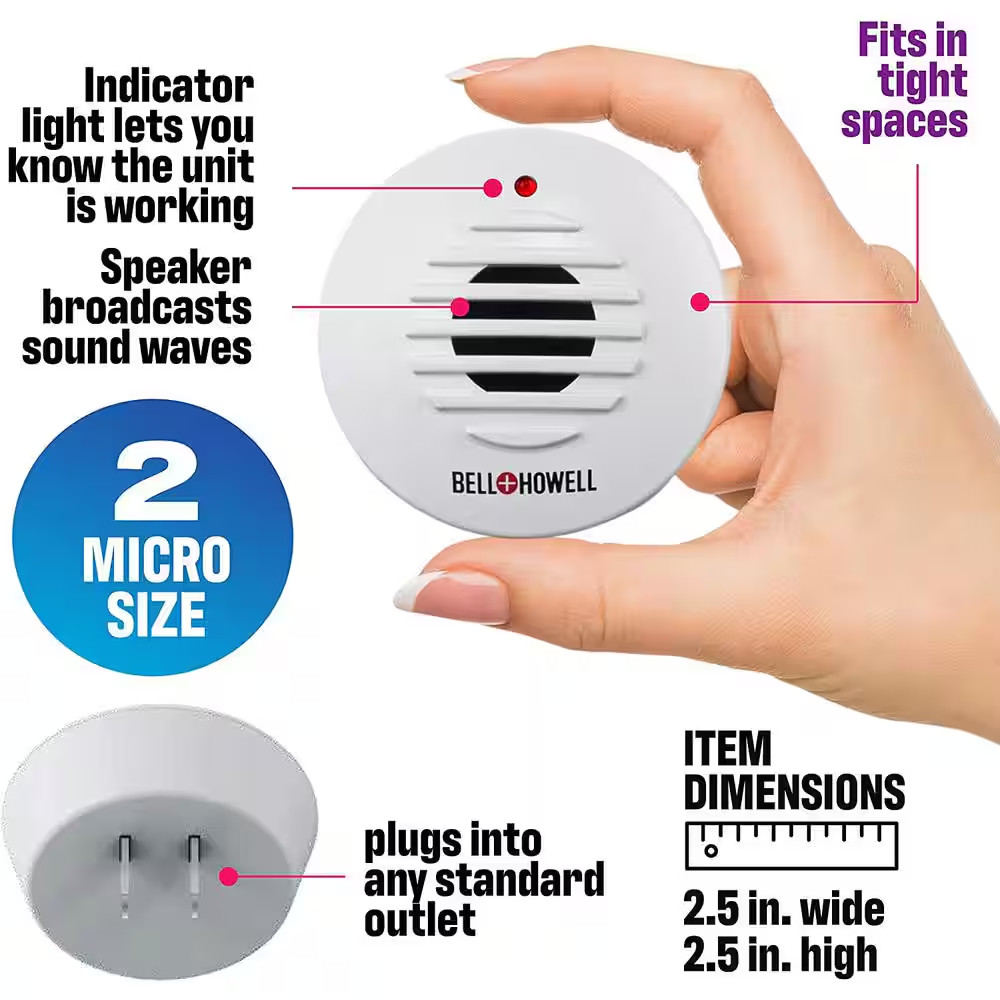 Multi Ultra-Sonic Pest Repellers Complete Home Kit (10-Pack)