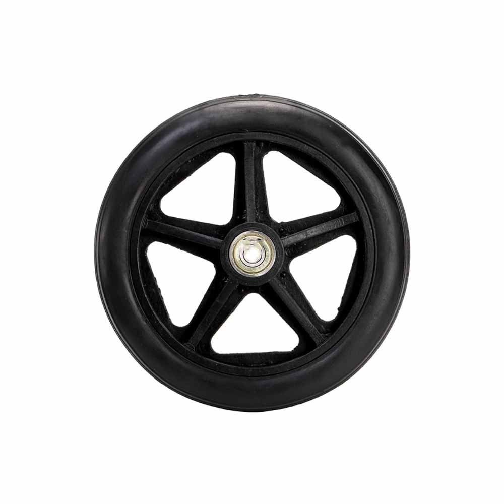 6" Wheel Solid Front Caster with Axles For Wheelchair Rollator Rollator