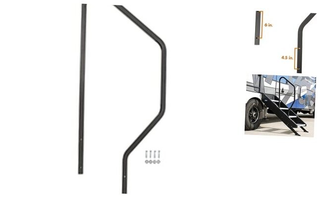 STP214-120H Handrail for 2nd Generation StepAbove - 4-Step