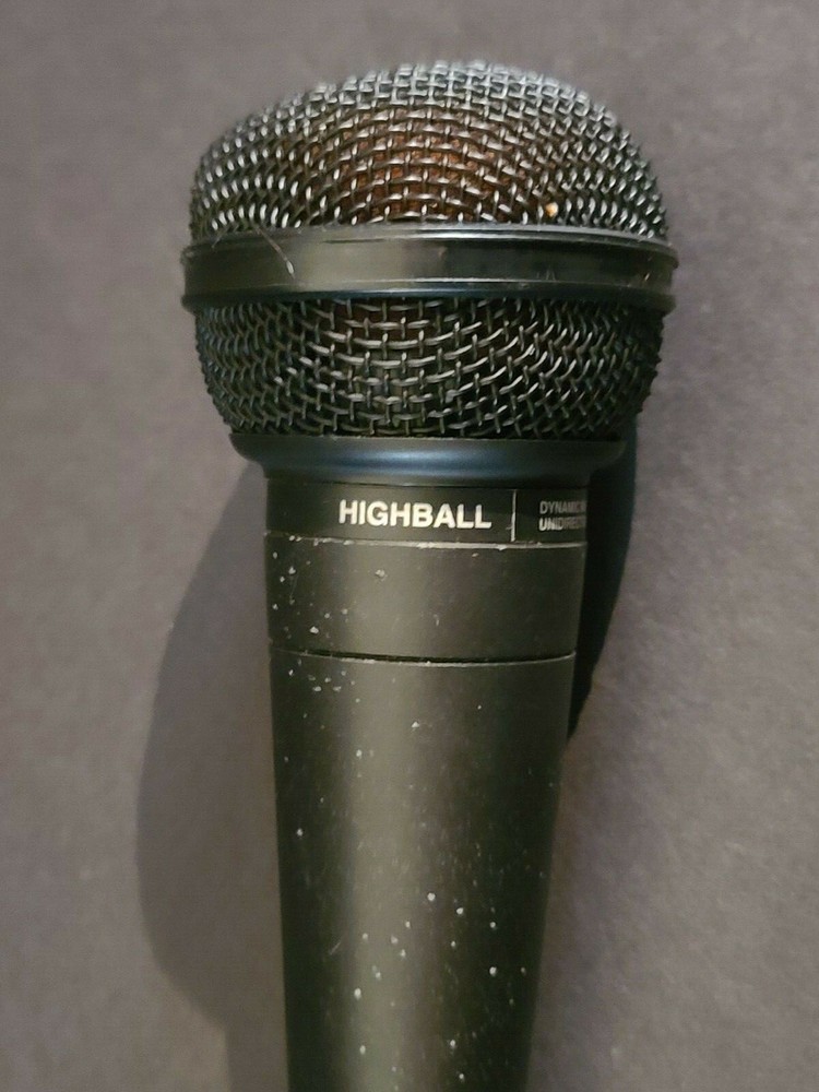 TESTED GOOD Realistic HIGHBALL Dynamic Microphone Unidirectional 33-984D w/Cable