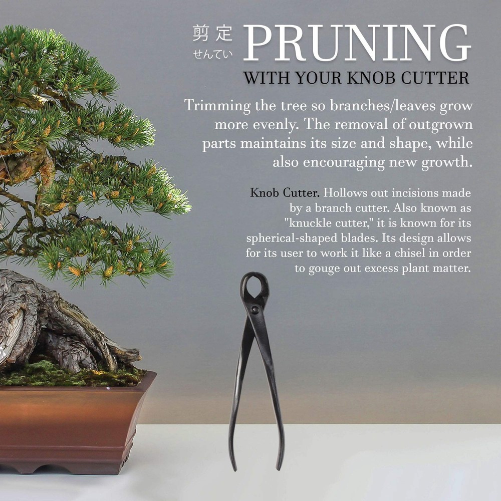 Bonsai Tool Kit 8" Concave Cutter & 8" Knob Cutter 1