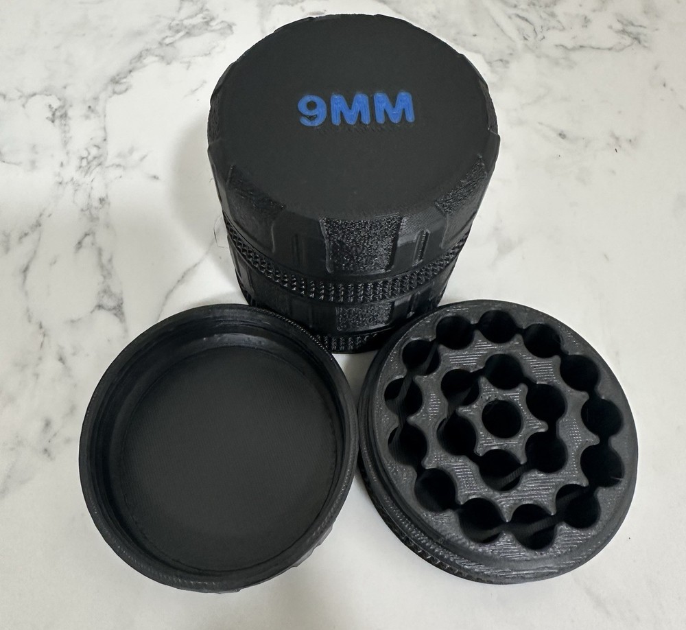 3 Pack of 9MM Ammo Puck – Compact, Stackable Storage for 20 Rounds