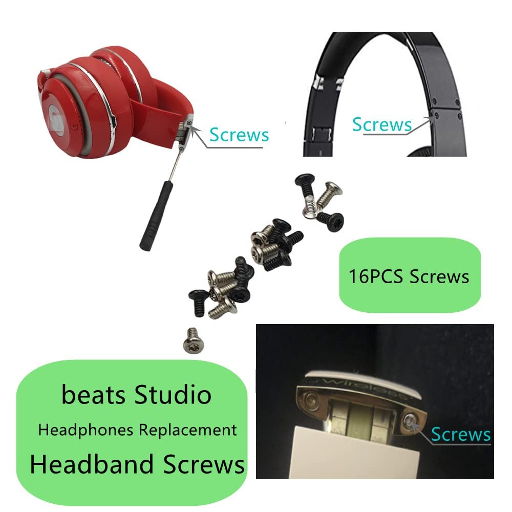 Studio 3 Headband Screws Replacement for Beats Studio 3 Headband Replacement,...