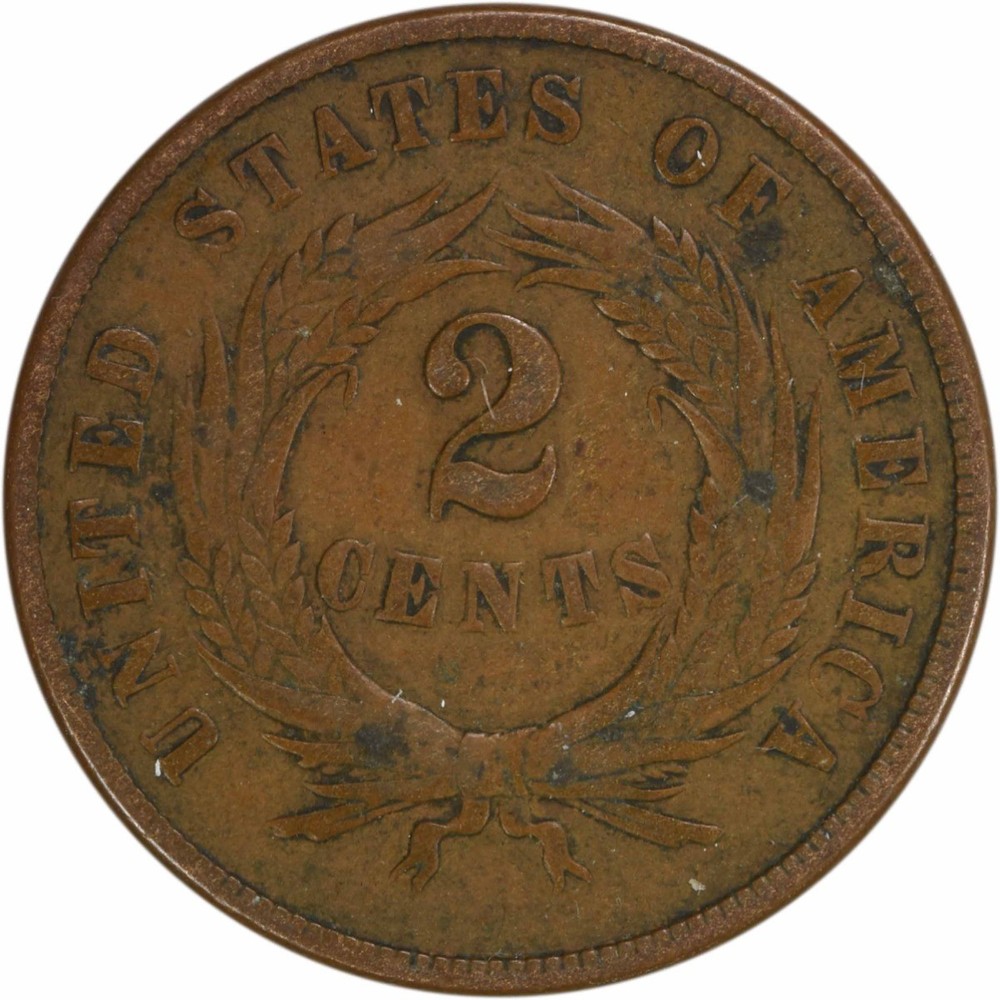 1868 Two Cent Piece VF Uncertified #805
