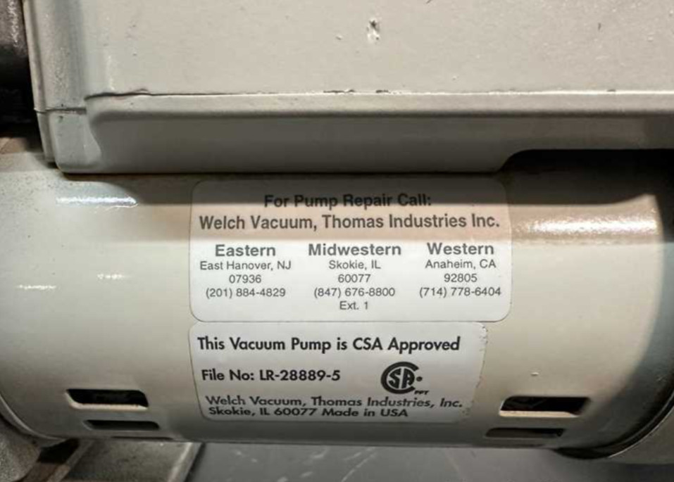 Welch GEM 8890A 1.0 Vacuum Pump