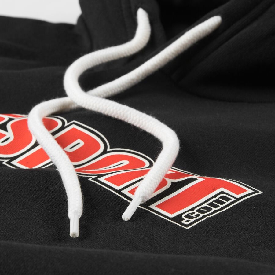 MotoSport Logo Pullover Hoody - Black, Small