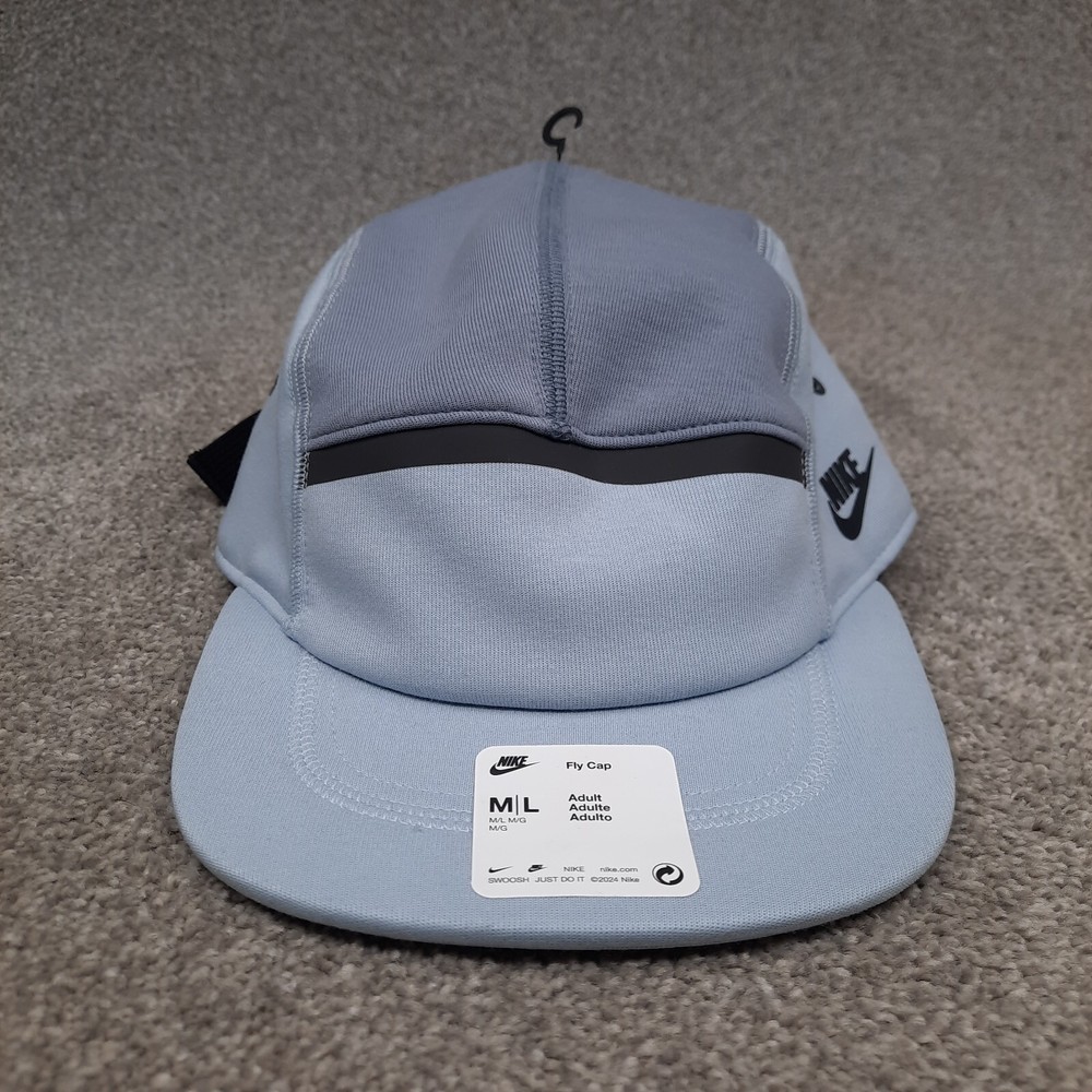 Nike Fly Unstructured Tech Fleece Cap Hat Blue Size M/L Adjustable FB5367 440