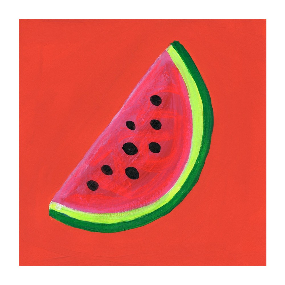 Coaster, Fruit, Watermelon