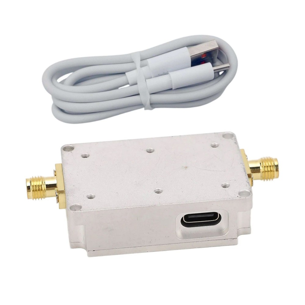 1pc Low Noise Amplifier 40DB Gain 10M To 6GHz LNA RF Power Preamplifier