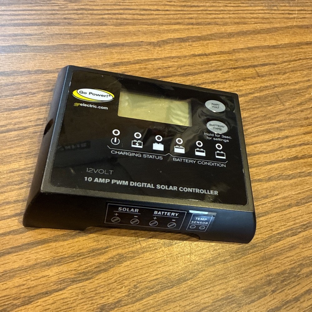 Go Power GP-PWM-10 10amp Digital Solar Controller