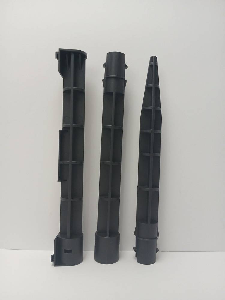 SimpliSafe Yard Sign Stakes 3-Piece Replacement Kit Black Home Security System