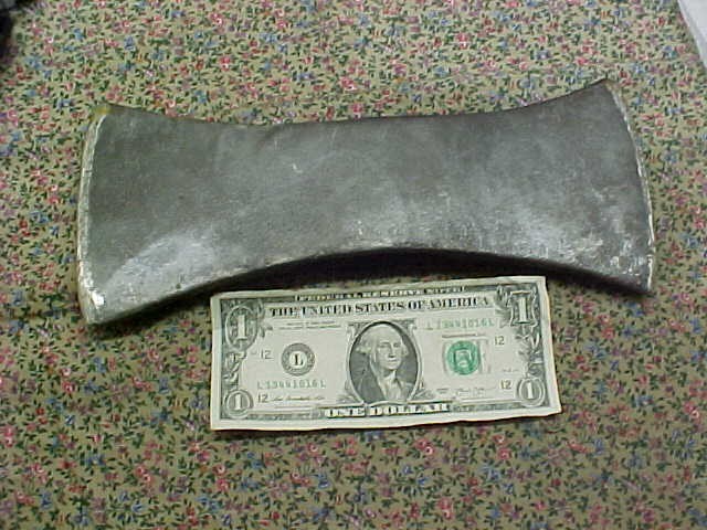 Vintage 10 3/4" Double Bit Falling Axe Head Sold as Found Great User!