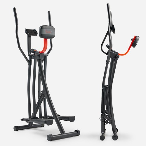 Foldable 30" Stride Air Walk Cross Trainer Ski Elliptical Adjustable Resistance