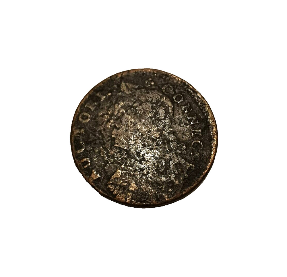 1787 US CONNECTICUT Cent Cooper Coin "Draped Bust Left" M19-g.4