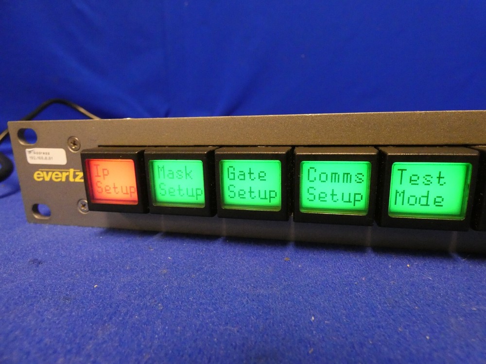 Evertz CP-1000E Quartz Router Control Panel