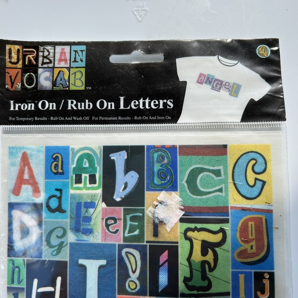 Sandylion Rub On / Iron On Transfer (Large) - Letters -22011