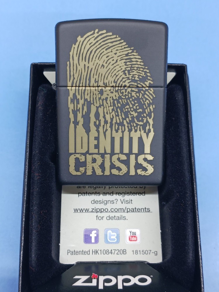 Zippo 28295 Identity Crisis Black Matte