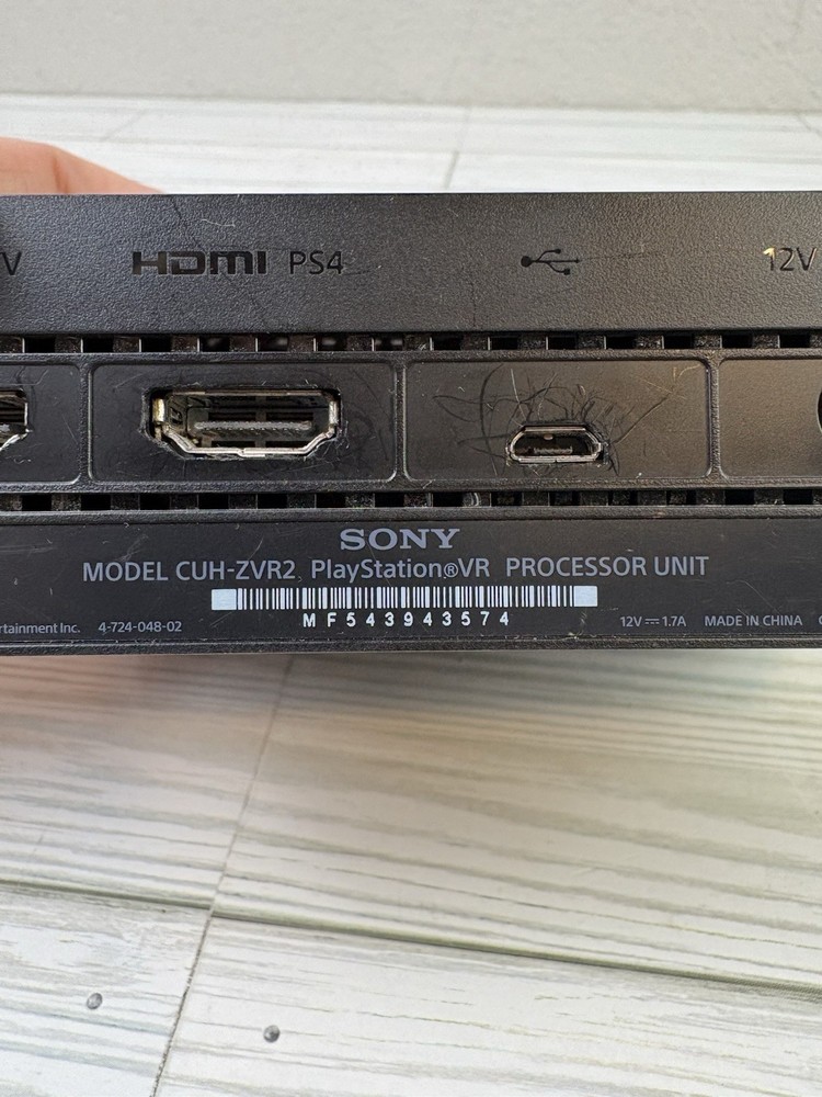 Sony PlayStation VR Processor Unit CUH-ZVR2 Used Box Only Untested