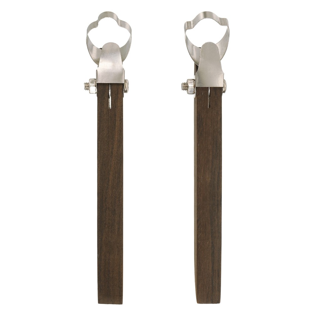 2Pcs Pottery Handle Making Tool, Clay Extruder Tools (Flame Shape&Flower Shape)