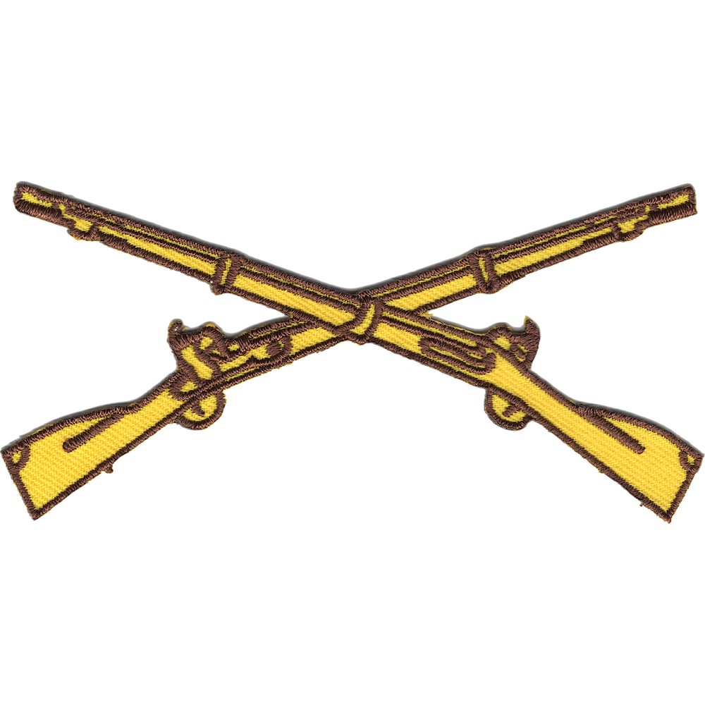 Army Infantry Crossed Rifles Patch
