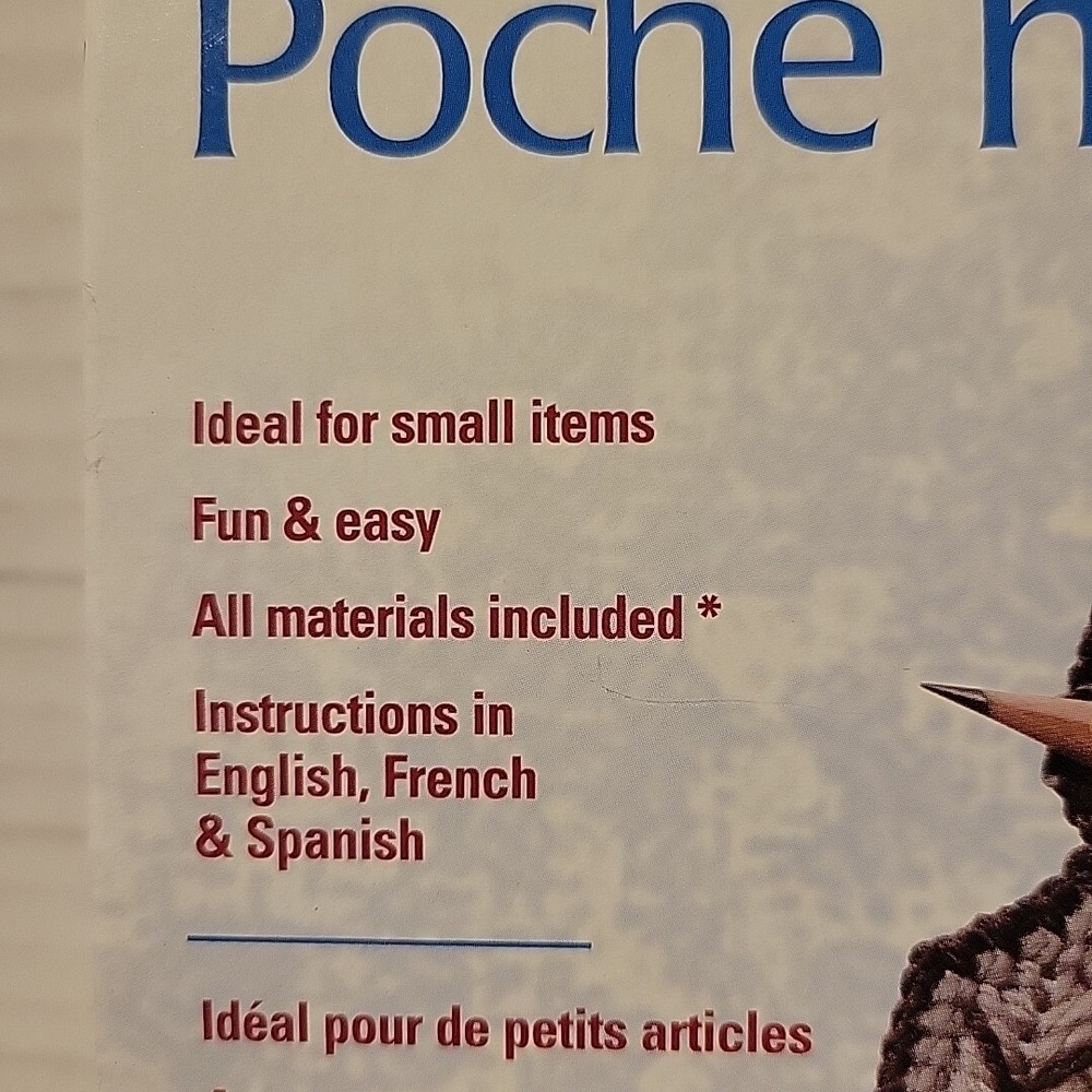 NOS Quick Count OWL POCKET Plastic Canvas Kit