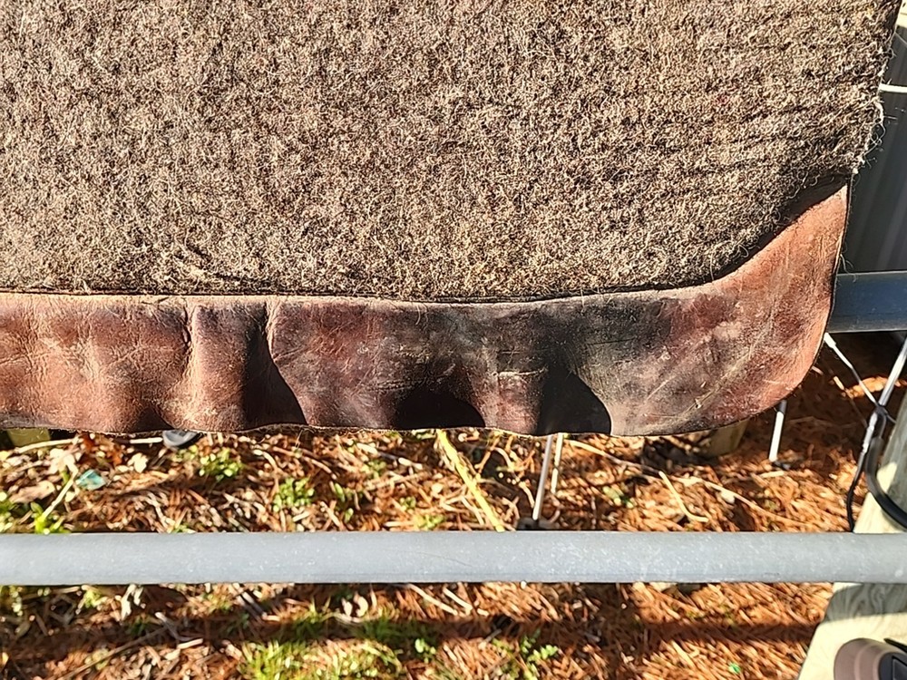 Triple E Thick Felt Contour Western Saddle Pad 31 X 31