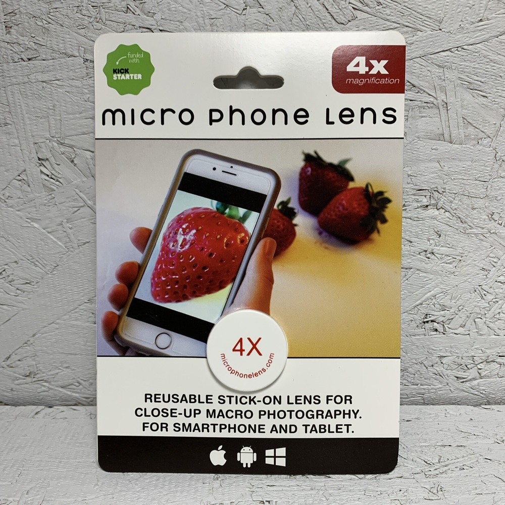 4X Magnification Micro Phone Camera Lens