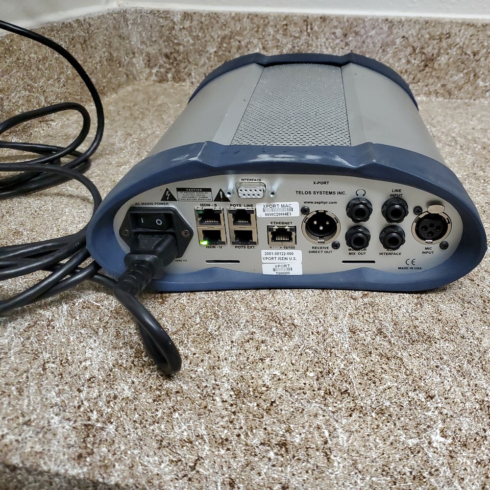 Telos Zephyr Xport POTS Field Audio Transceiver Codec