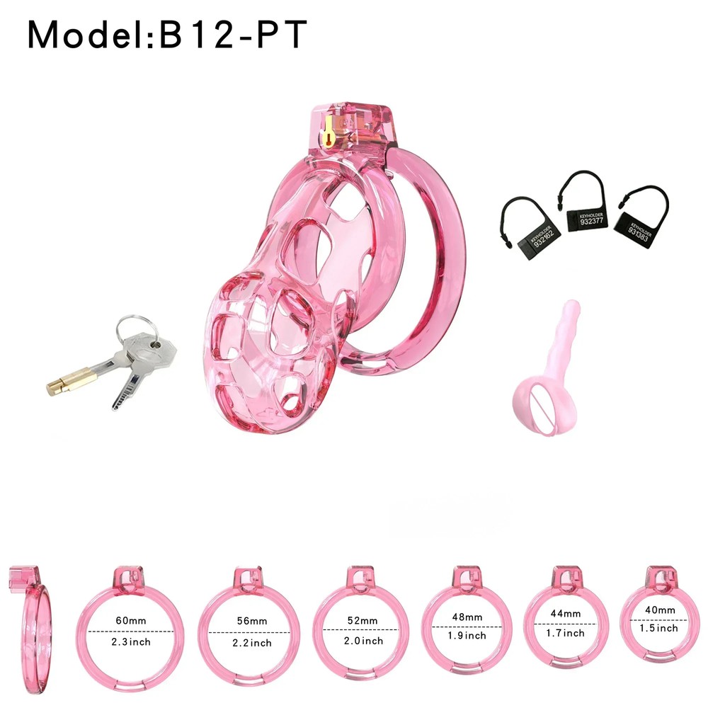 Soft Silicone Chastity Cage Device Cobra with App Wireless Remote Control Plug