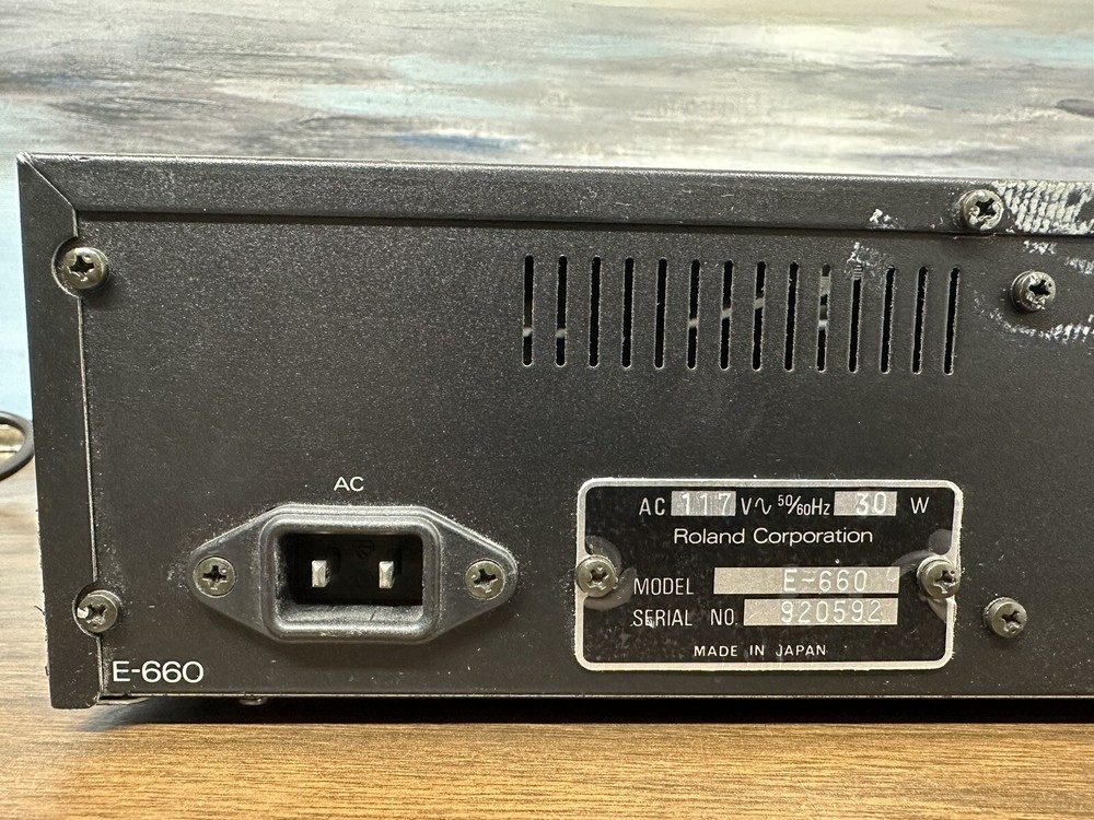 DEFECTIVE Roland E660 Digital Parametric Equalizer Eq Vintage Rack G3D